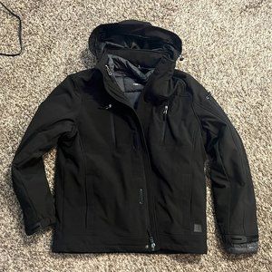 Calvin Klein Mens - Medium 3 in 1 Casual Winter Jacket with puffy and hood